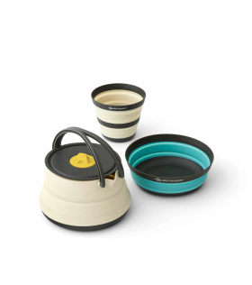 Сгъваем комплект прибори Sea To Summit Frontier Ultralight Collapsible Kettle Cook Set - 3 piece