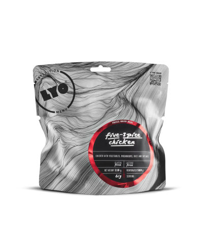 Пиле с ориз и пет вида подправки LYO Five Spice Chicken & Rice 370g