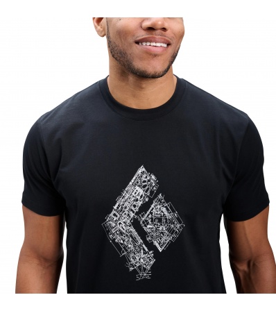 Тениска Black Diamond Engineered Diamond SS Tee M's