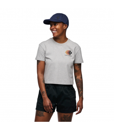 Тениска Black Diamond Faded Crop SS Tee W's